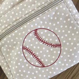 ✨Polka Dot Personalized Baseball Thirty-One Crossbody Bag
